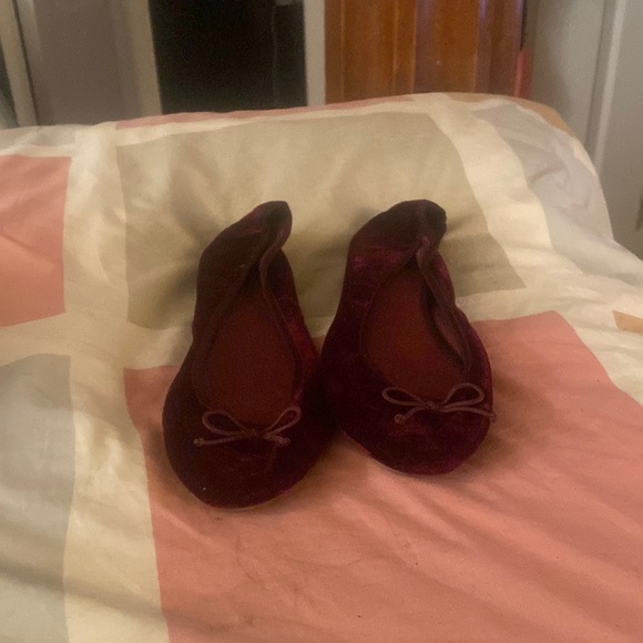 Moroon flat slippers small bow in front - Picture 1 of 4